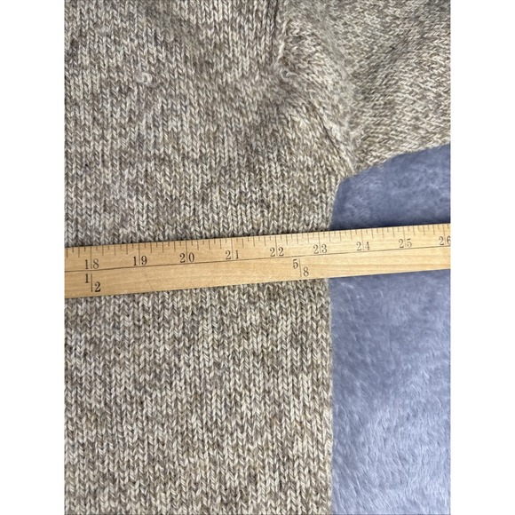 Vtg Family Britches Sweater Mens XL Brown Wool Blend Made Hong Kong Old Money - Picture 7 of 8